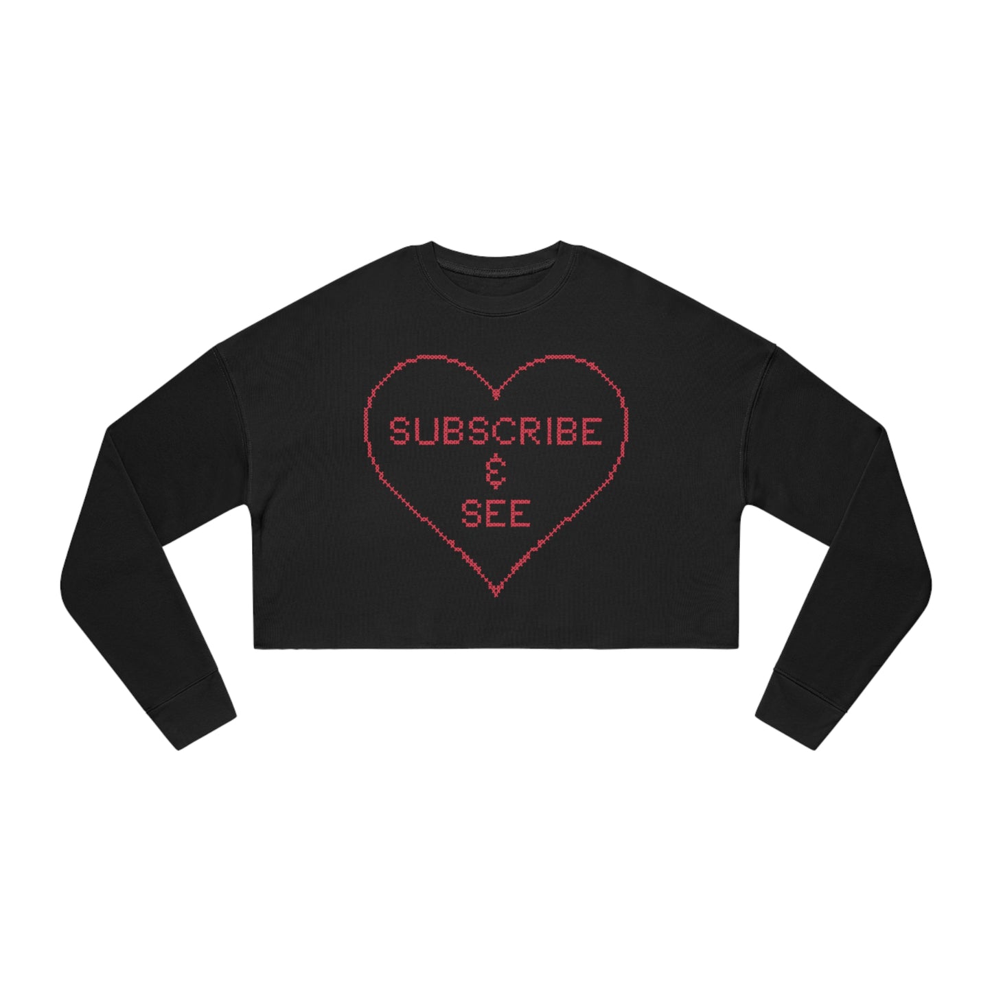Click My Link cropped sweatshirt