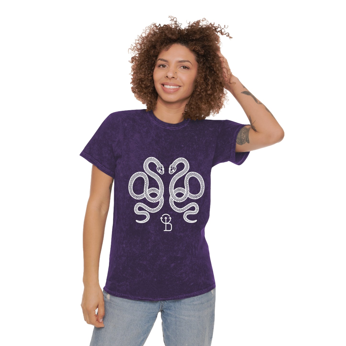 Serpent mineral wash T-Shirt