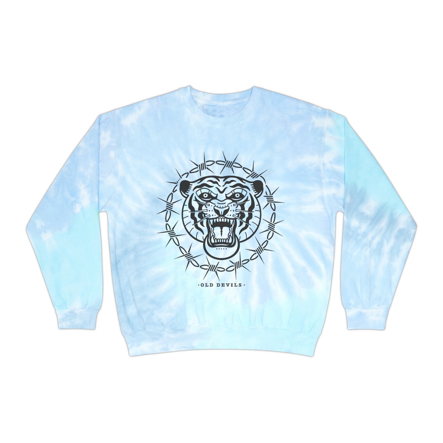 Sharp Tiger Tie-Dye Sweatshirt