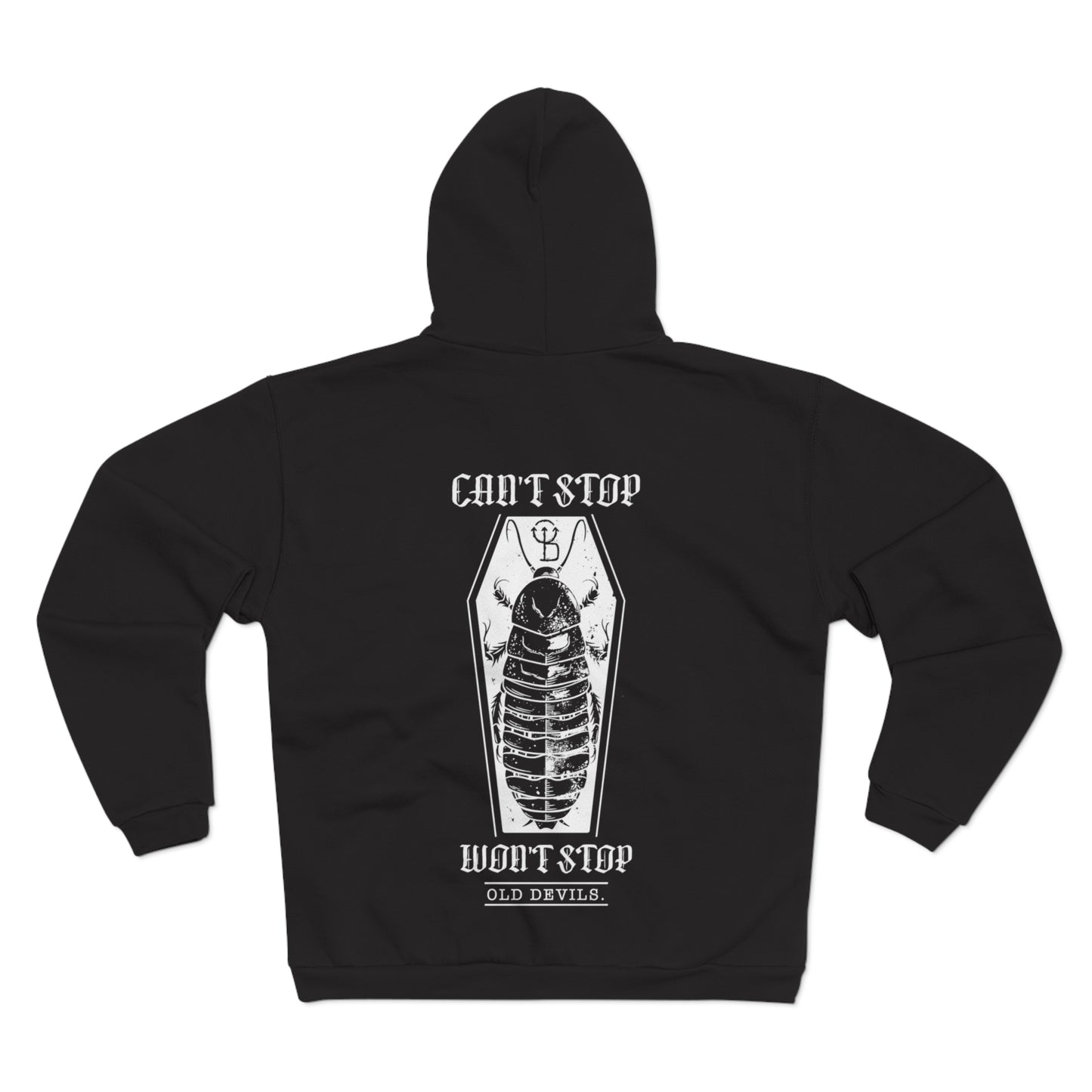 Can't Stop Won't Stop zip hoodie