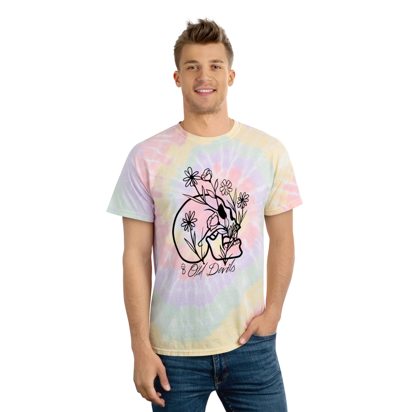 Bloom tie-dye tee