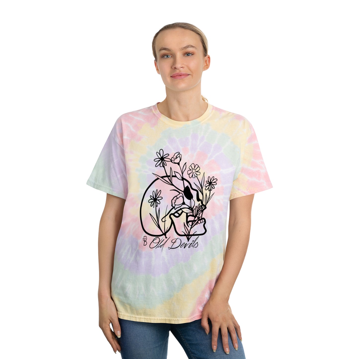 Bloom tie-dye tee