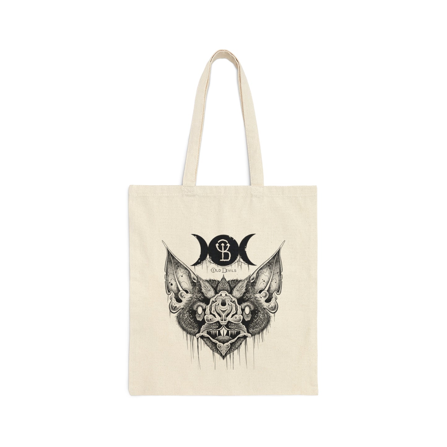 Bats & Sinners Canvas Tote Bag