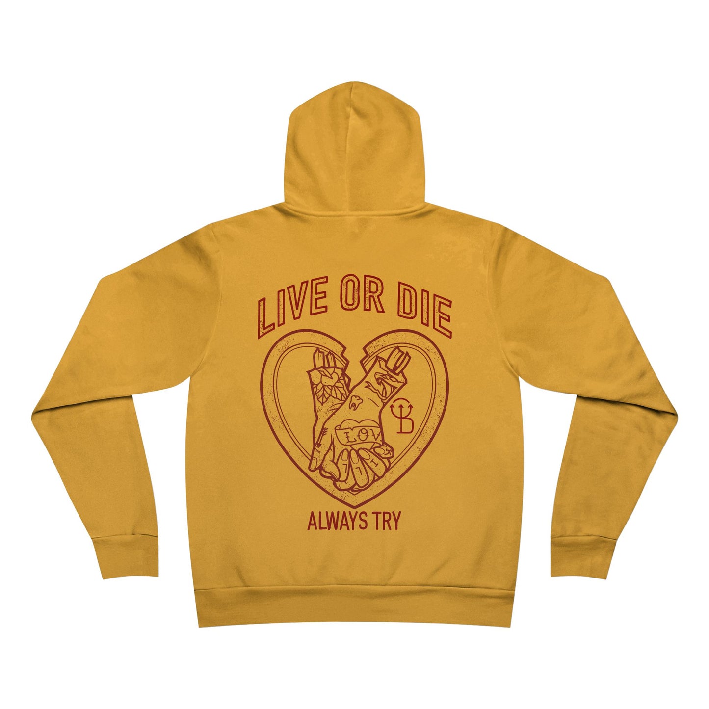 No Quitters, but Gold Hoodie