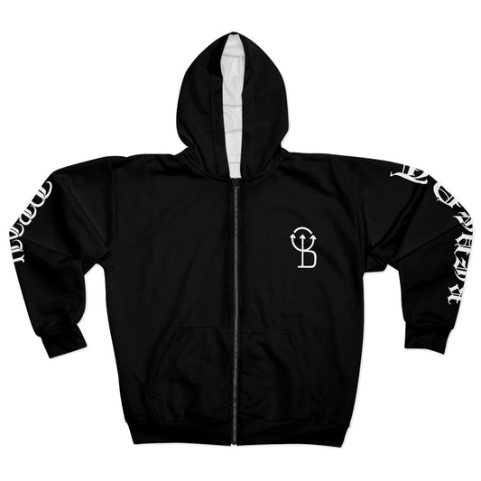 Burn the House Down zip-up hoodie