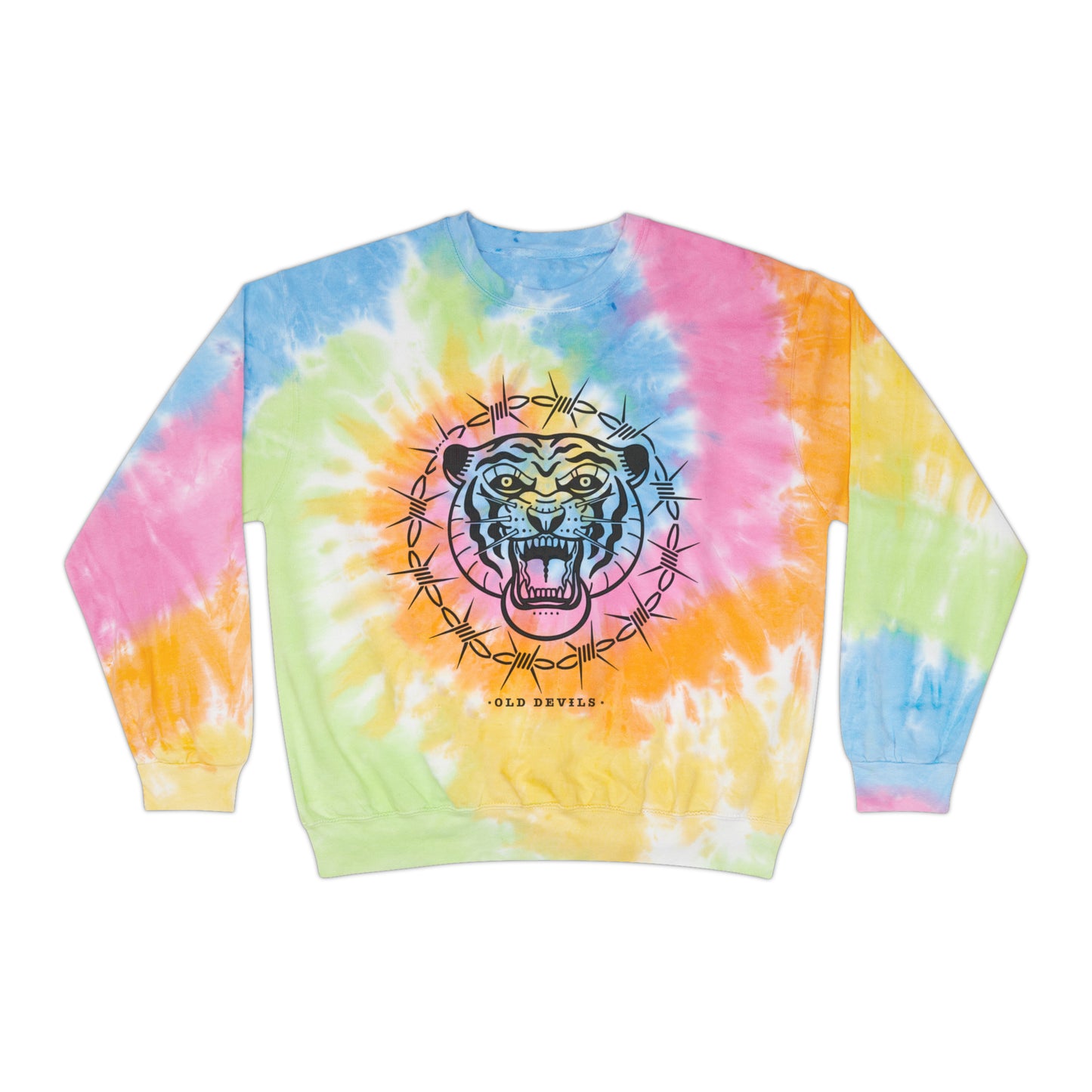 Sharp Tiger Tie-Dye Sweatshirt