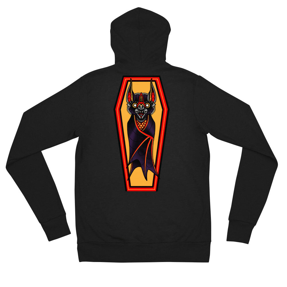 Bat Box zip hoodie