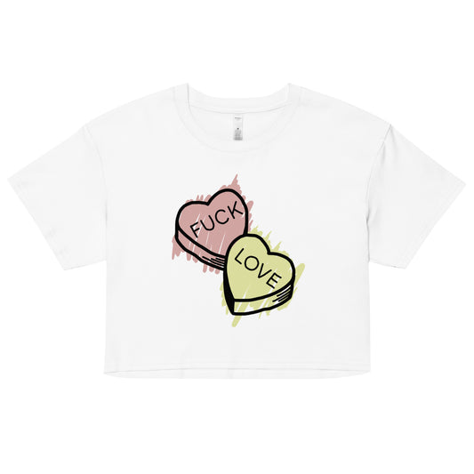 Fuck Love cropped tee